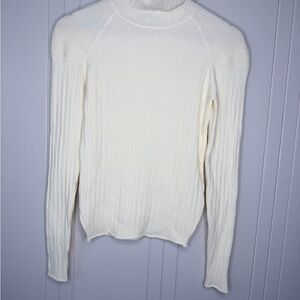 Deluc Cream Turtleneck Sweater